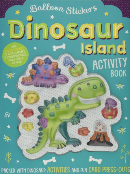 Balloon Sticker Activity Books - Dinosaur Island