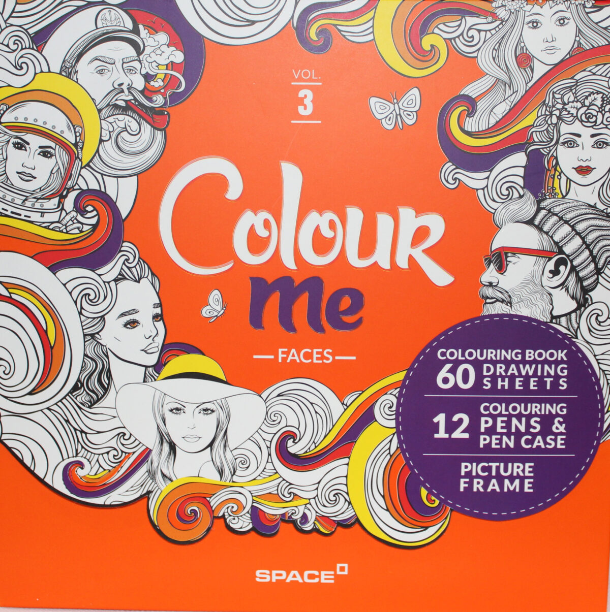 Colouring book vol.3 (Faces)