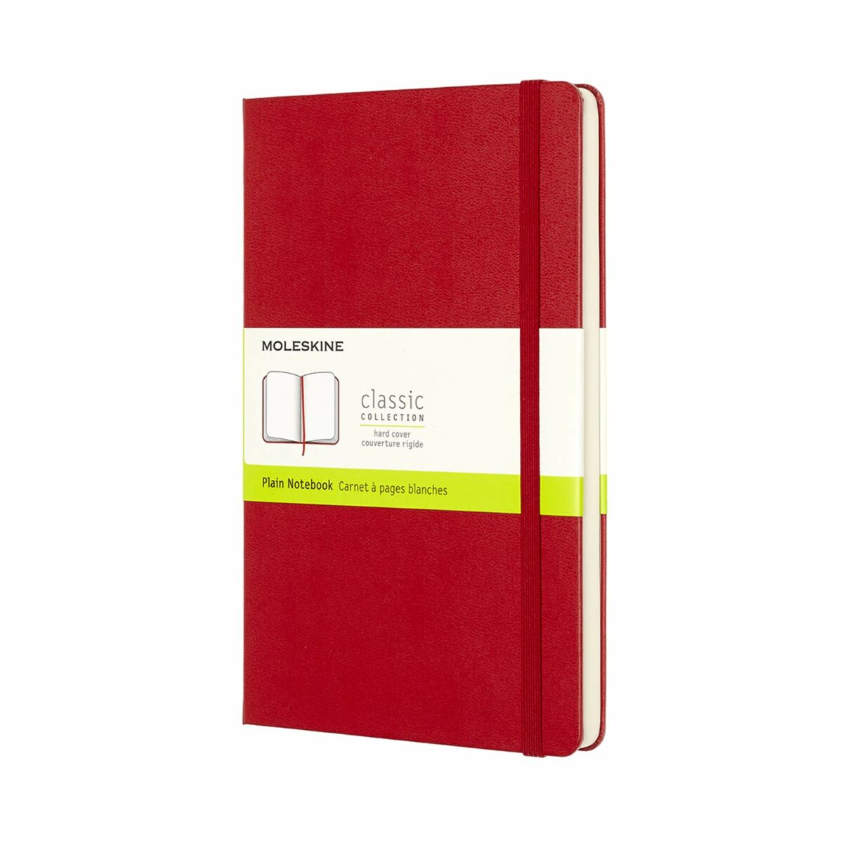 Large Plain Notebook Red