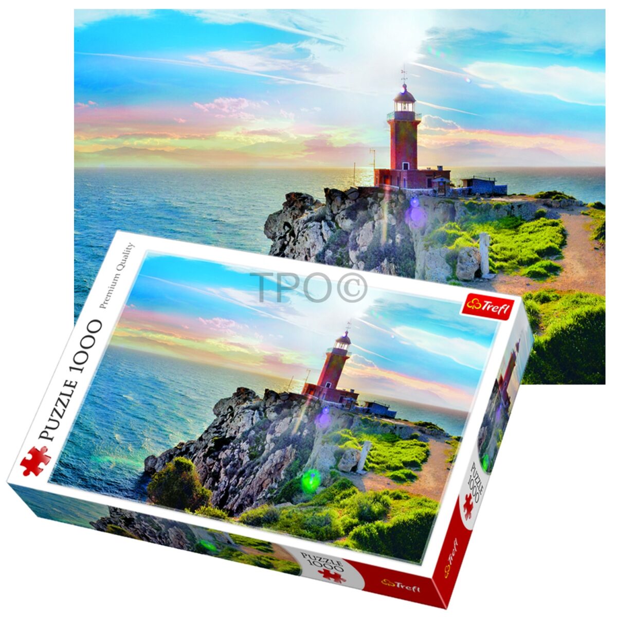 Melagavi Lighthouse Trefl Puzzle 1000(680x480) 1000 Pieces 10436