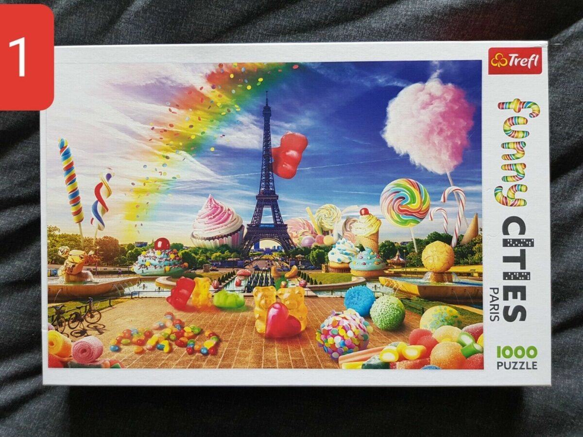 Funny Cities Sweet Paris Trefl Puzzle 1000 (680x480) 1000 Pieces 10597