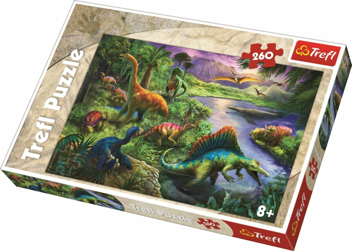Dinosaurs Trefl Puzzle 260 (600x400) 260 Pieces 13214