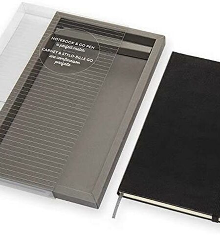 Black Large Ruled Notebook & G