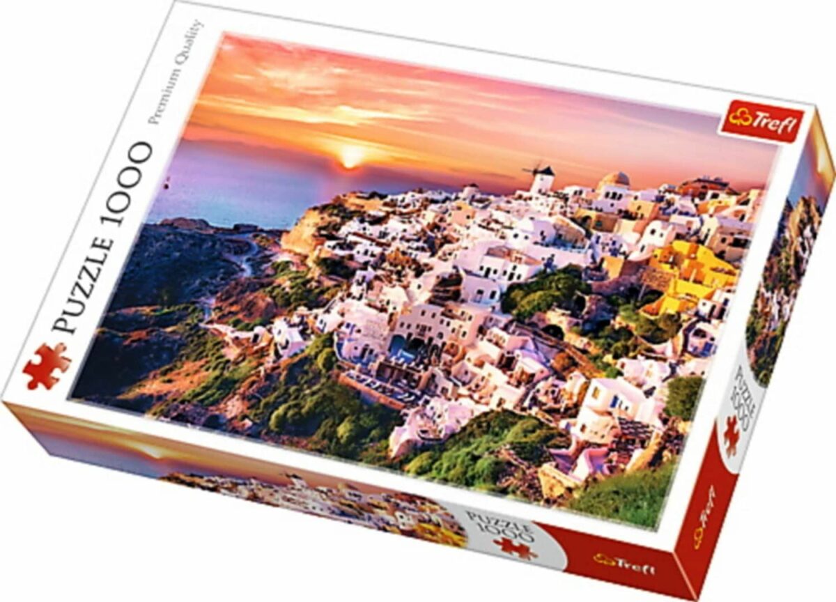 SunSet Over Santorini Trefl Puzzle Size 1000 680x480 (11110)