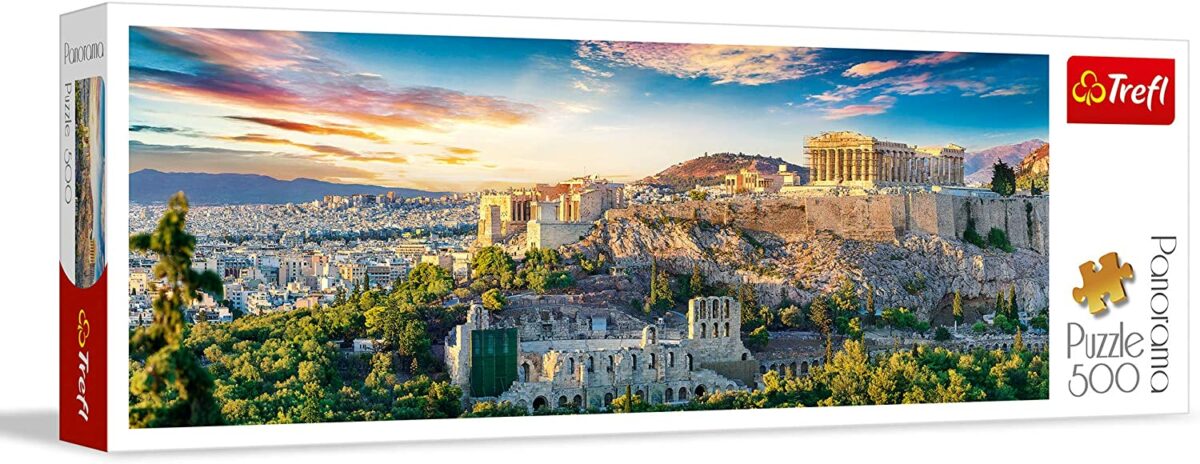 Acropolis Athens Trefl Puzzle Size Panorama 500 660x237 (29503)